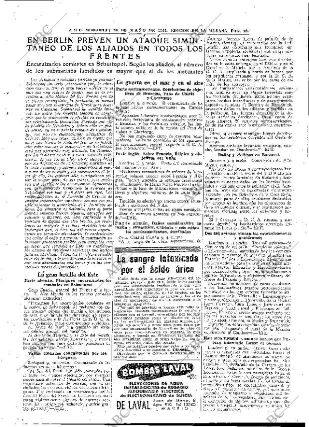 ABC MADRID 10-05-1944 página 13