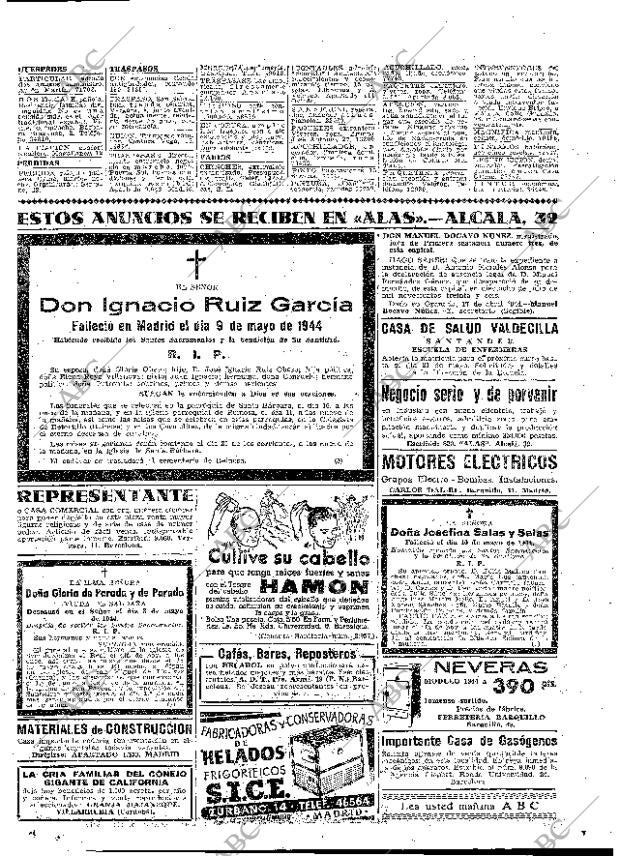 ABC MADRID 11-05-1944 página 19