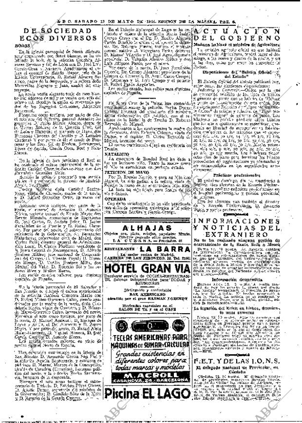 ABC MADRID 13-05-1944 página 8