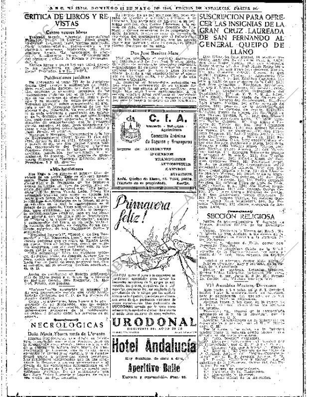 ABC SEVILLA 14-05-1944 página 16