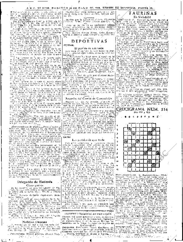 ABC SEVILLA 14-05-1944 página 19