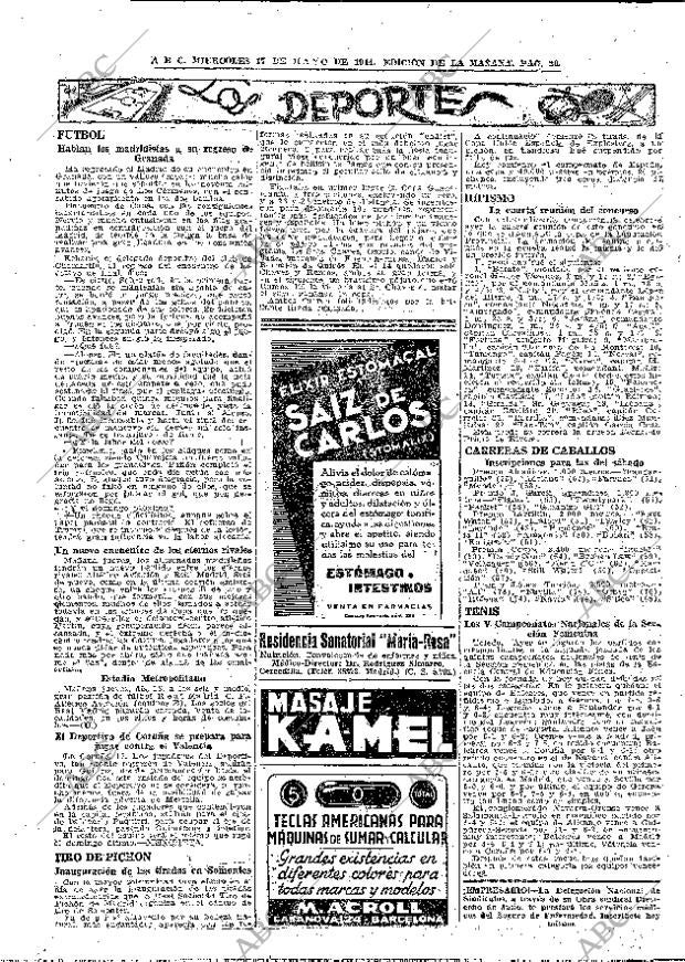 ABC MADRID 17-05-1944 página 20