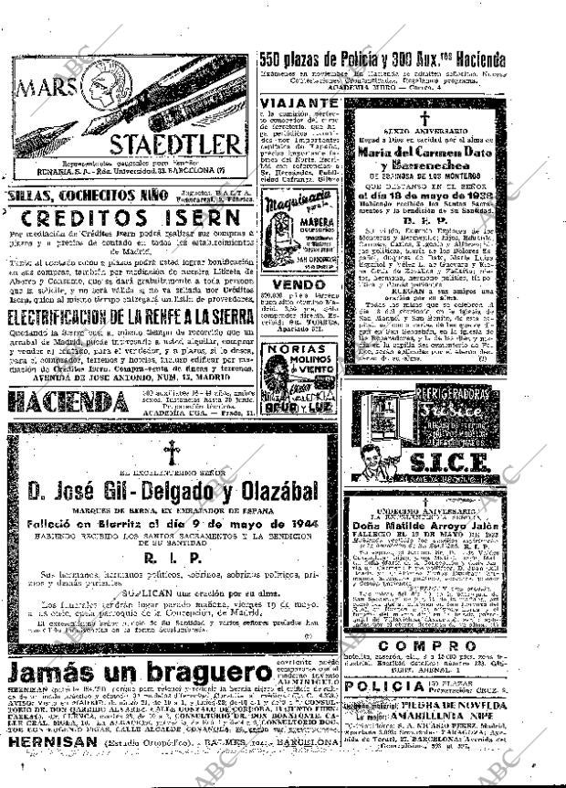 ABC MADRID 17-05-1944 página 23