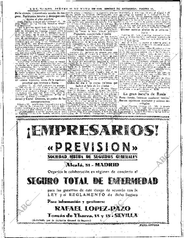 ABC SEVILLA 18-05-1944 página 10