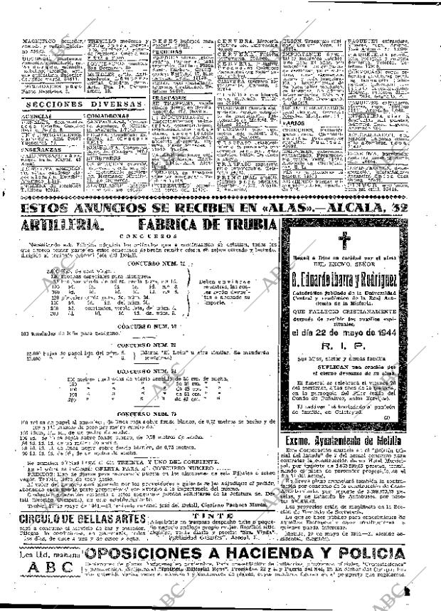 ABC MADRID 25-05-1944 página 23