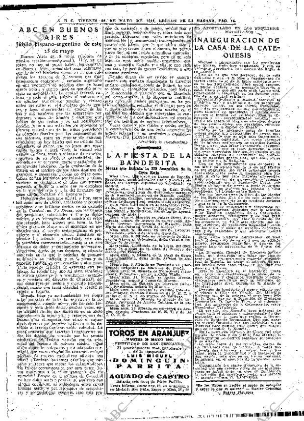 ABC MADRID 26-05-1944 página 14
