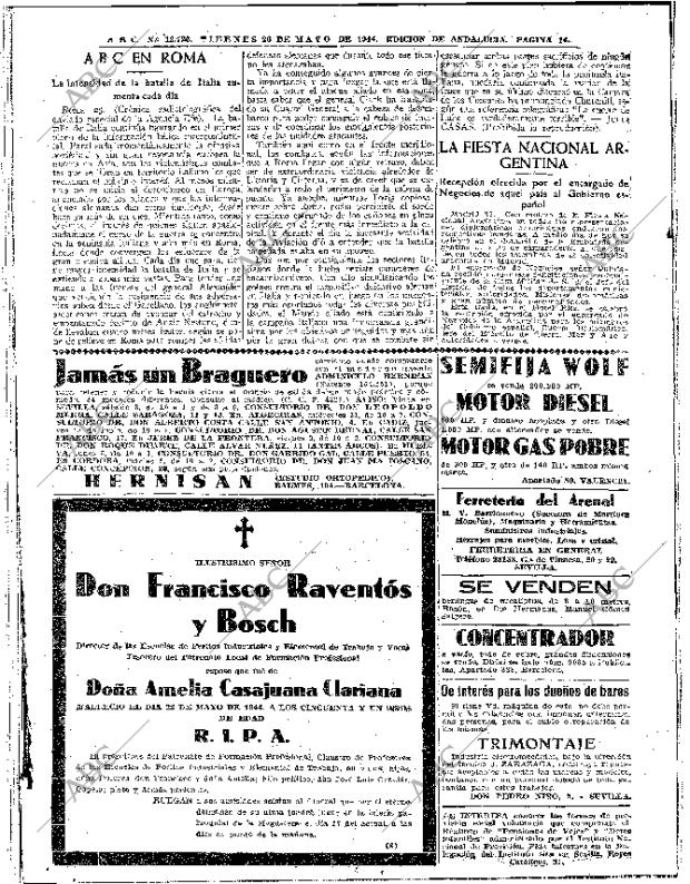 ABC SEVILLA 26-05-1944 página 14