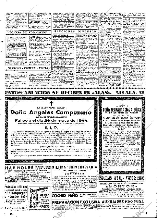 ABC MADRID 27-05-1944 página 19
