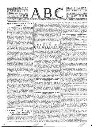 ABC MADRID 27-05-1944 página 7