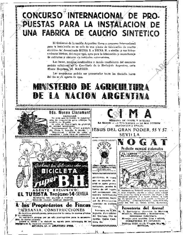 ABC SEVILLA 28-05-1944 página 16