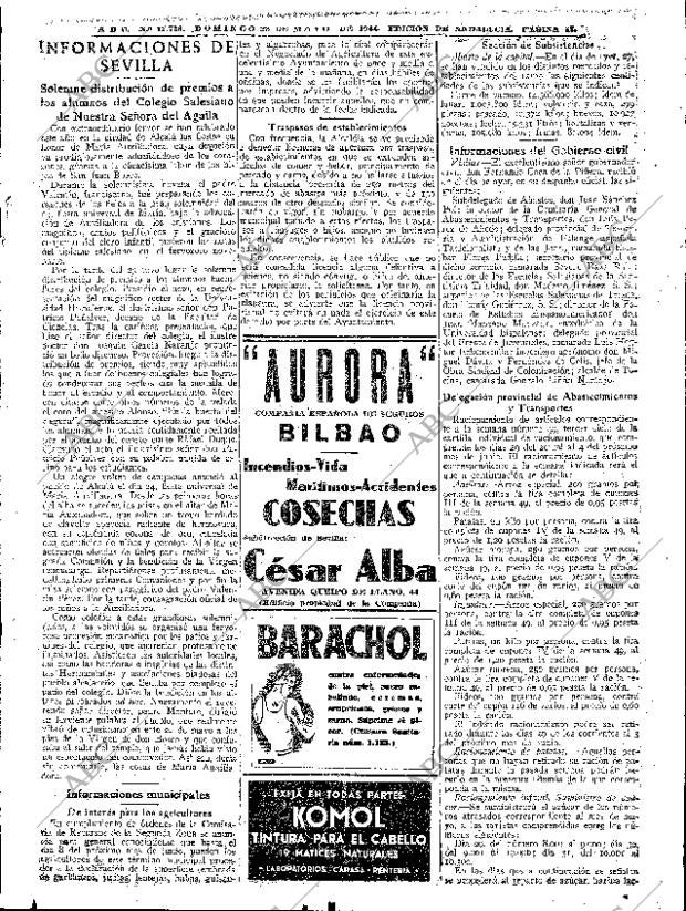 ABC SEVILLA 28-05-1944 página 17