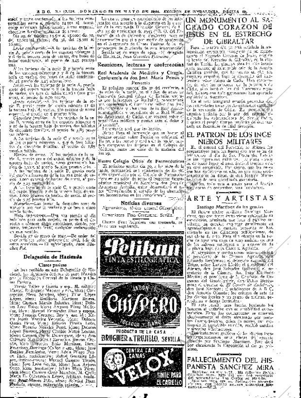 ABC SEVILLA 28-05-1944 página 19