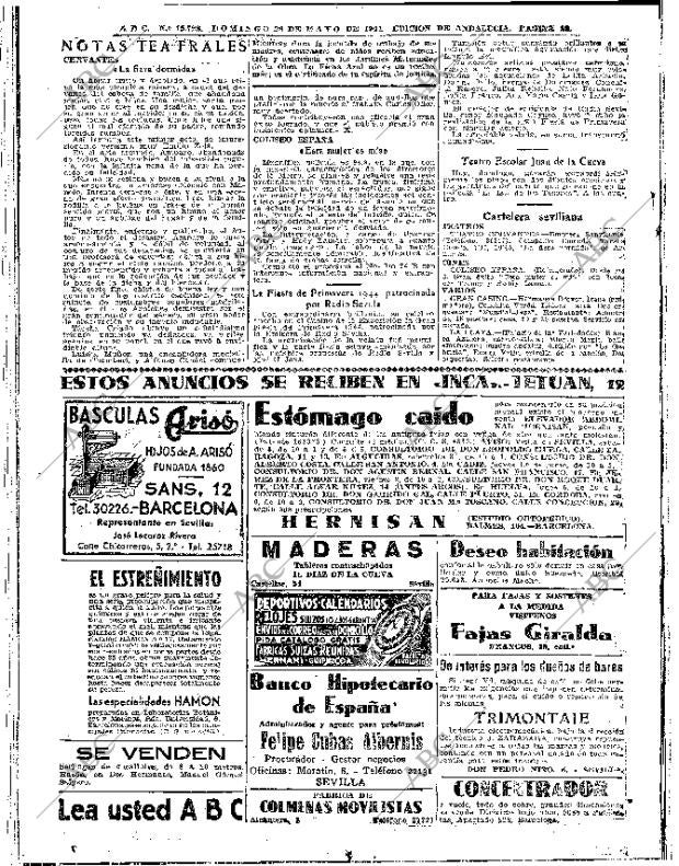 ABC SEVILLA 28-05-1944 página 22