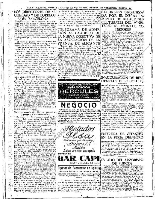 ABC SEVILLA 28-05-1944 página 8