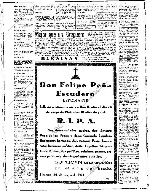 ABC SEVILLA 30-05-1944 página 20