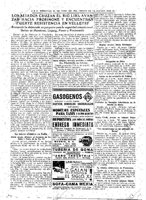 ABC MADRID 31-05-1944 página 11