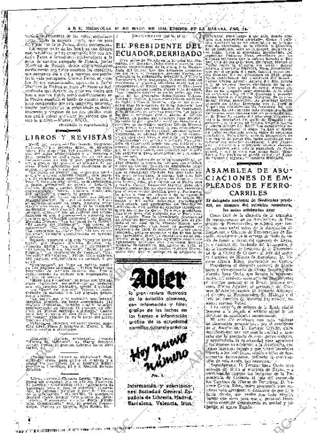 ABC MADRID 31-05-1944 página 14