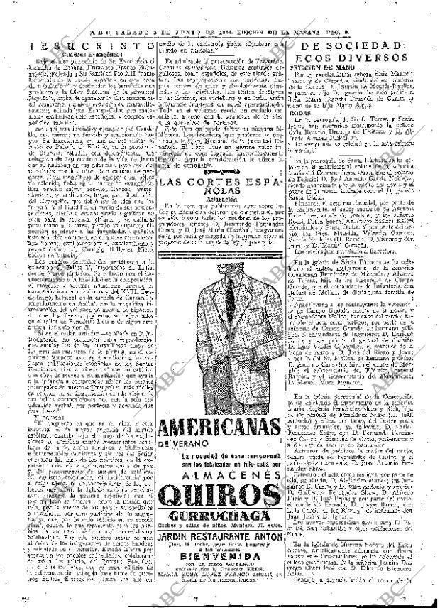 ABC MADRID 03-06-1944 página 9