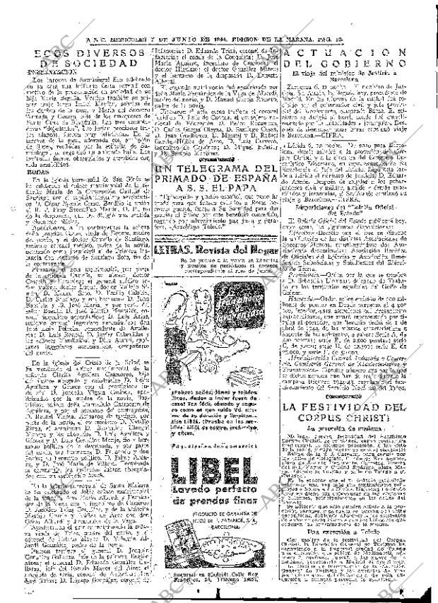 ABC MADRID 07-06-1944 página 19