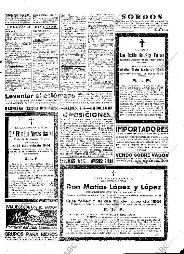 ABC MADRID 17-06-1944 página 23