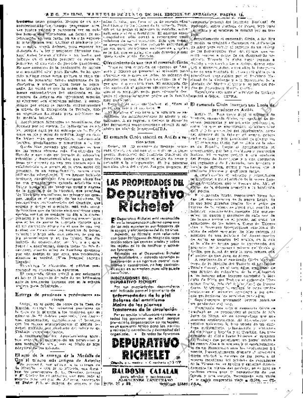 ABC SEVILLA 20-06-1944 página 11