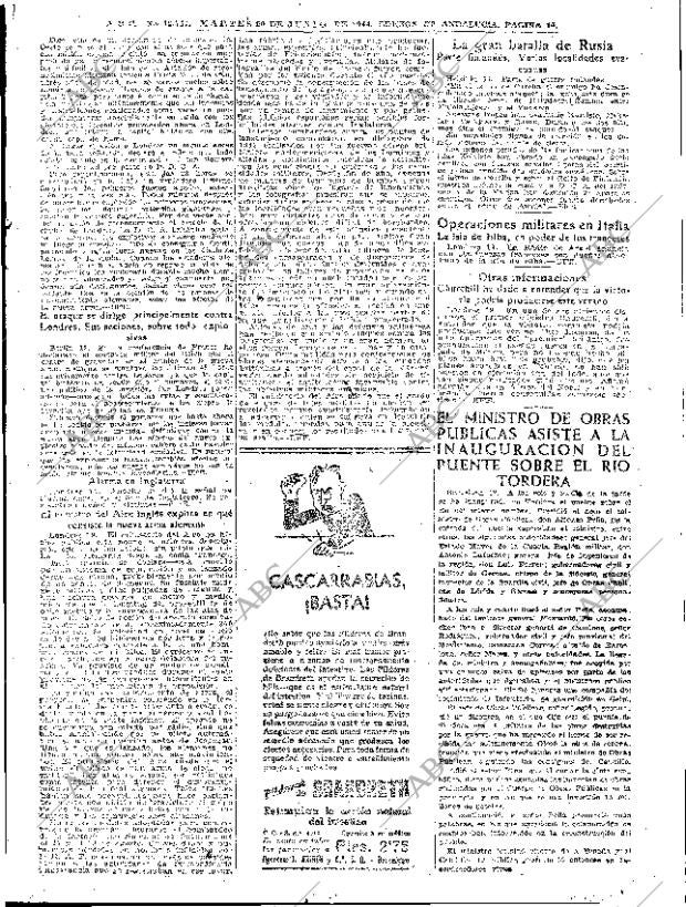 ABC SEVILLA 20-06-1944 página 15