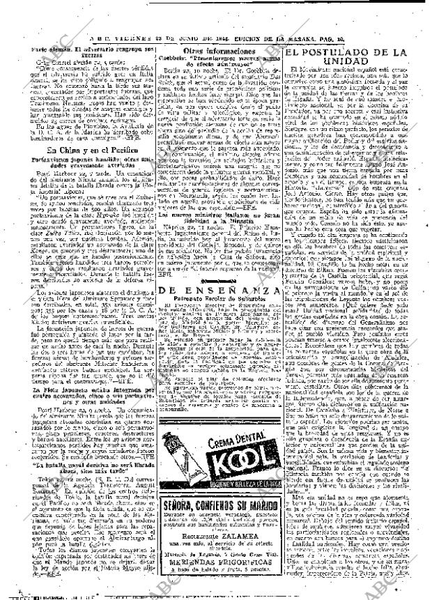 ABC MADRID 23-06-1944 página 10
