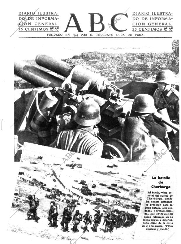 ABC MADRID 24-06-1944 página 1