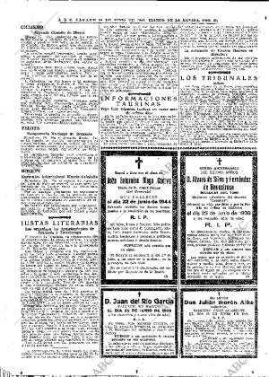 ABC MADRID 24-06-1944 página 20