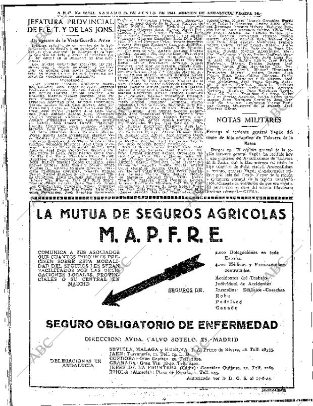 ABC SEVILLA 24-06-1944 página 14