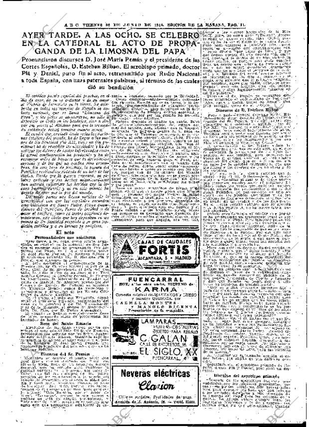 ABC MADRID 30-06-1944 página 11