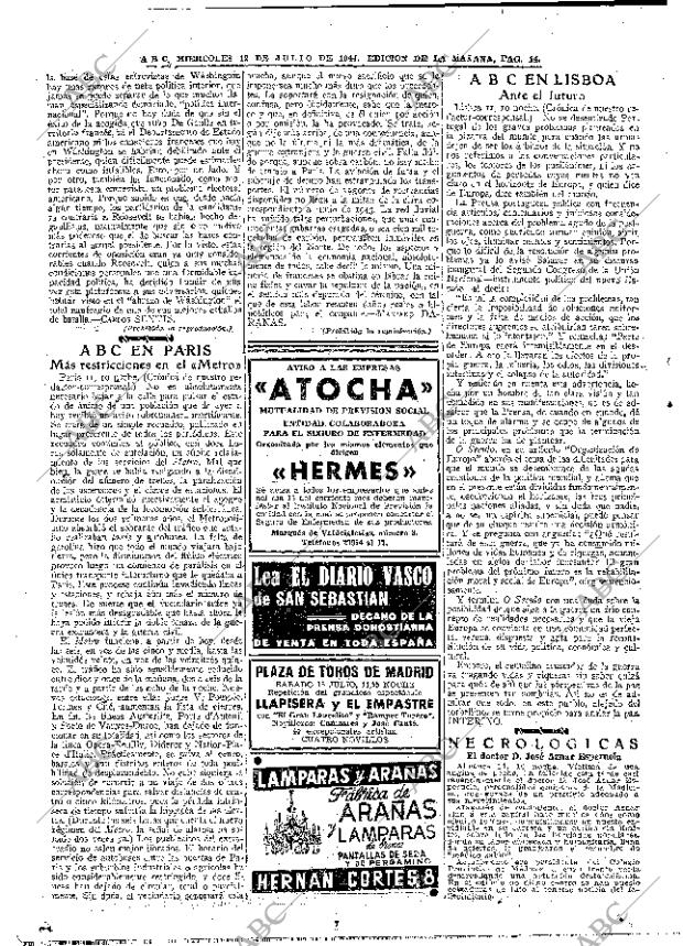 ABC MADRID 12-07-1944 página 14