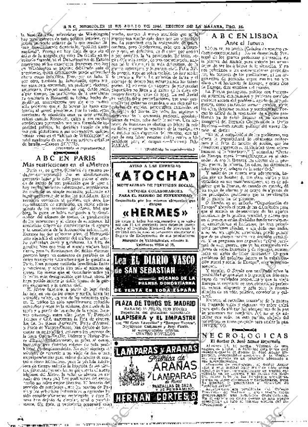 ABC MADRID 12-07-1944 página 14