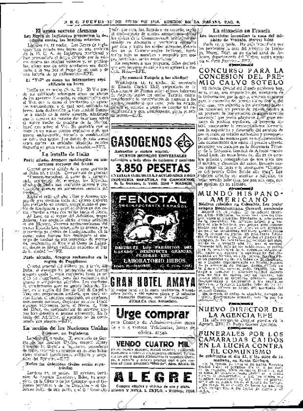 ABC MADRID 13-07-1944 página 9