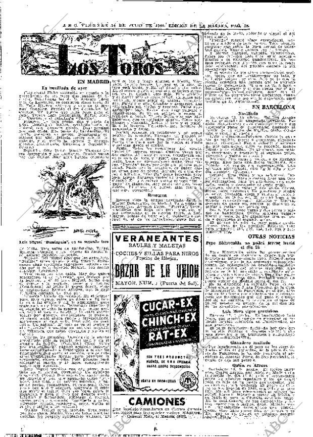 ABC MADRID 14-07-1944 página 18