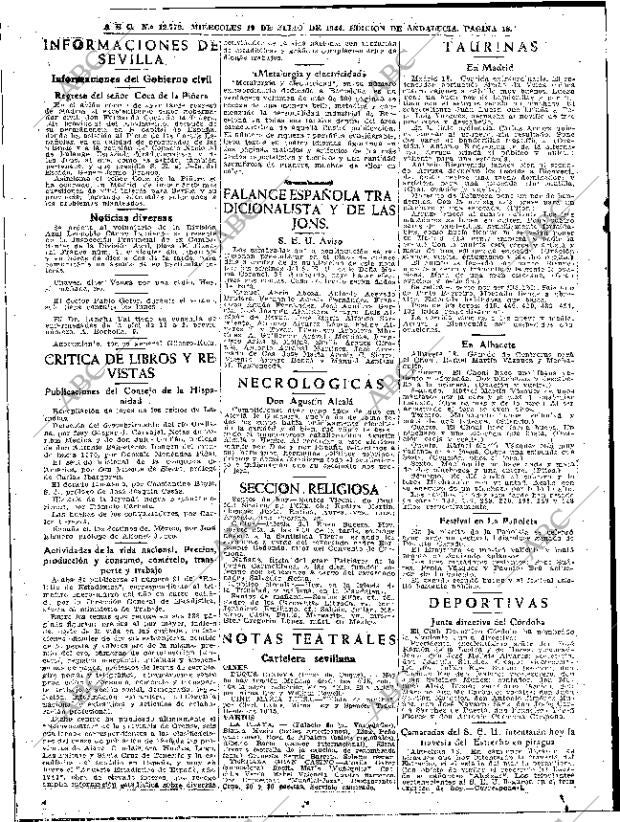 ABC SEVILLA 19-07-1944 página 18