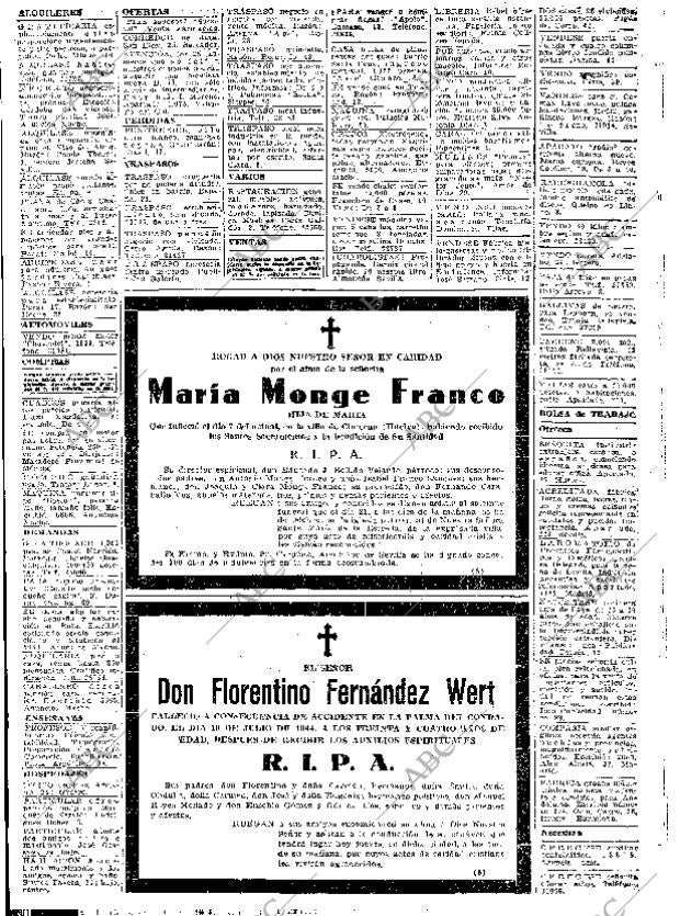 Periodico Abc Sevilla 07 1944 Portada Archivo Abc
