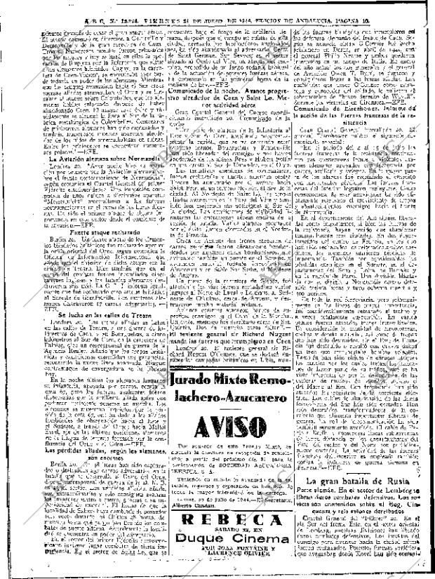 ABC SEVILLA 21-07-1944 página 10
