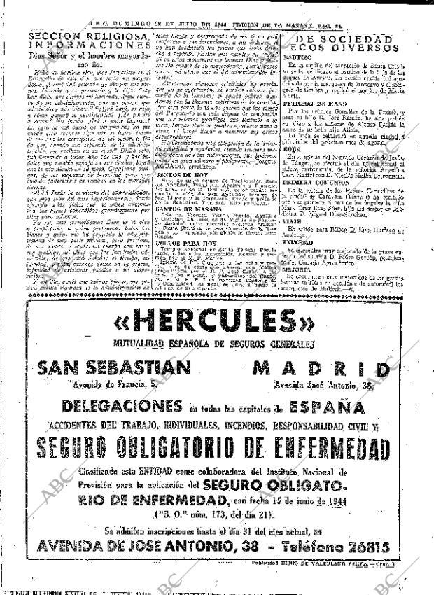 ABC MADRID 23-07-1944 página 24