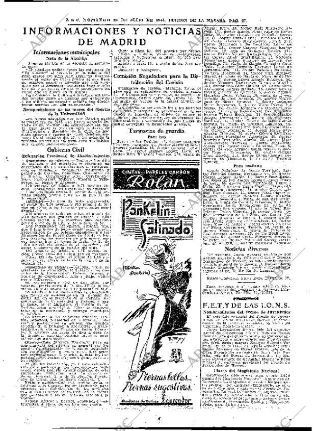 ABC MADRID 23-07-1944 página 27