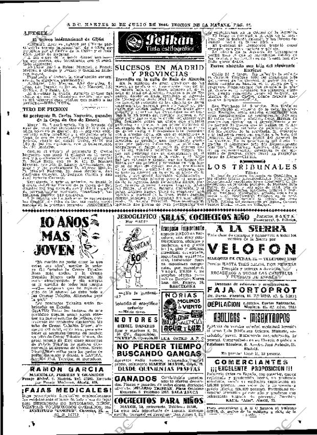 ABC MADRID 25-07-1944 página 21