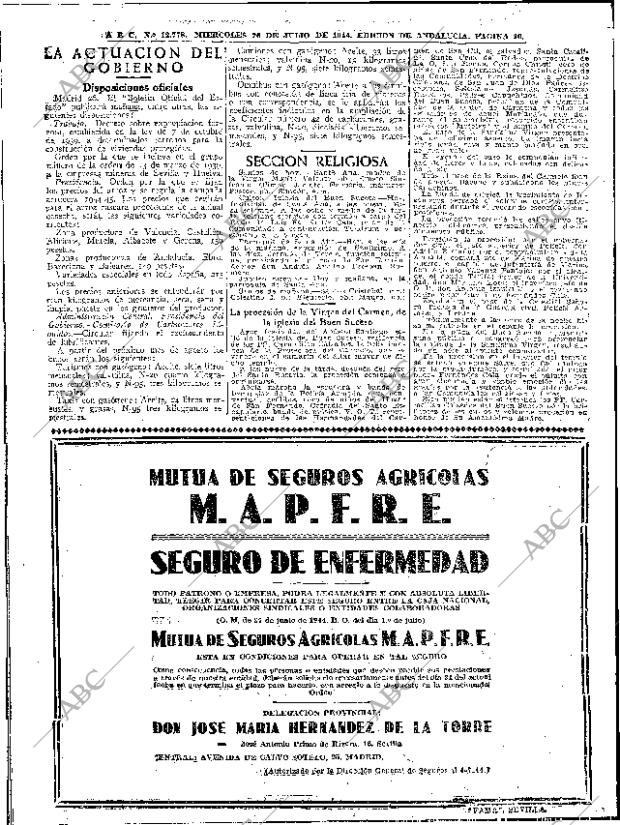 ABC SEVILLA 26-07-1944 página 10