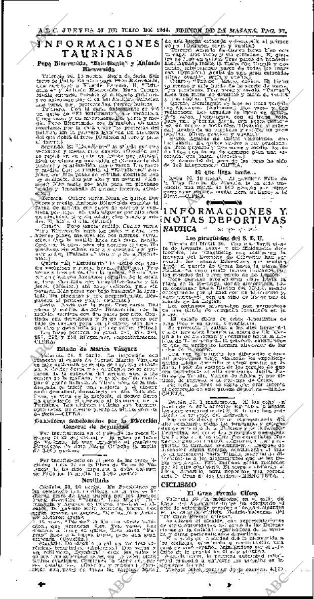 ABC MADRID 27-07-1944 página 17