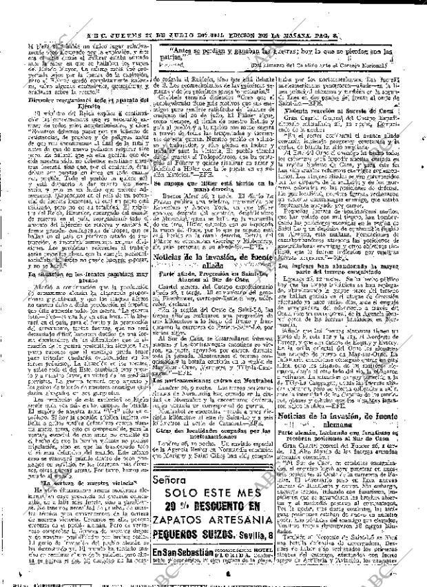 ABC MADRID 27-07-1944 página 8