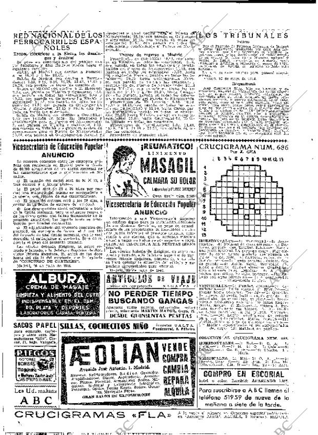ABC MADRID 28-07-1944 página 2