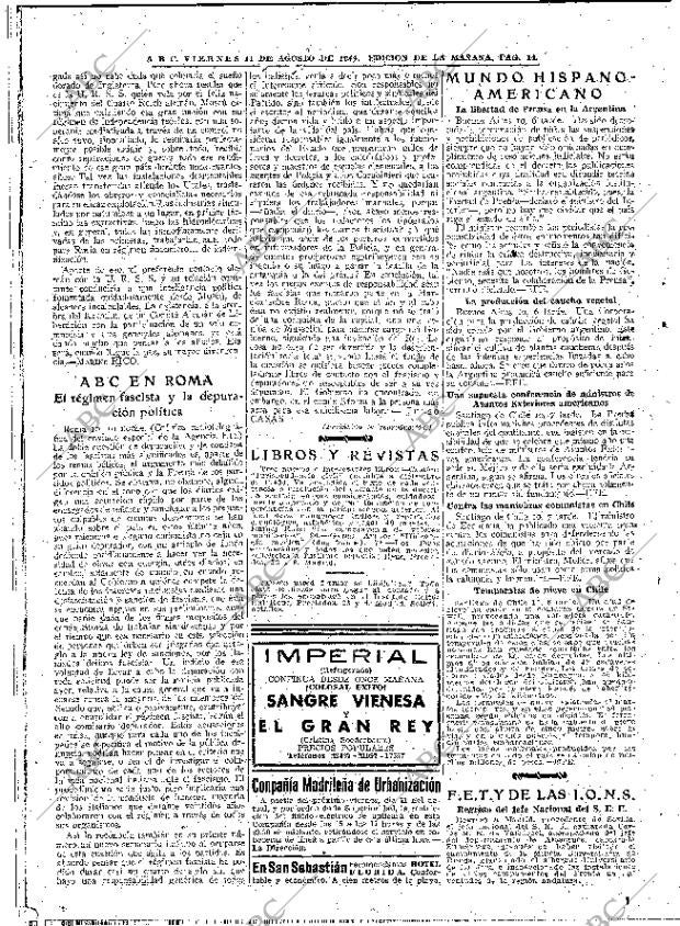 ABC MADRID 11-08-1944 página 14