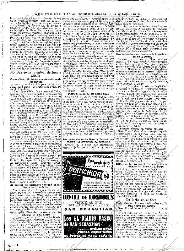 ABC MADRID 13-08-1944 página 10