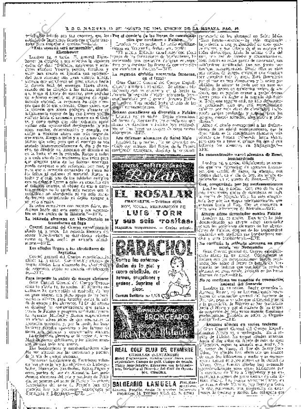 ABC MADRID 15-08-1944 página 10