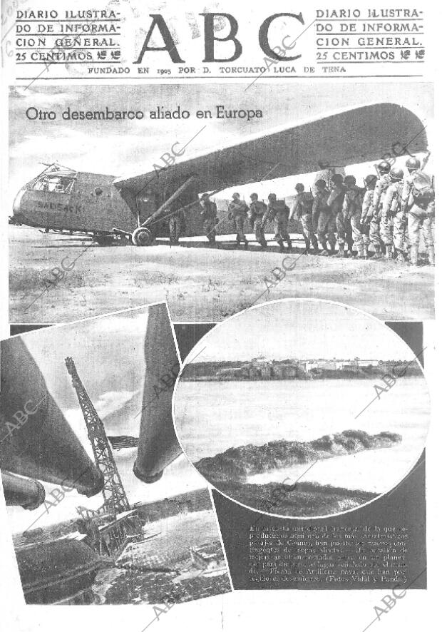 ABC MADRID 16-08-1944 página 1