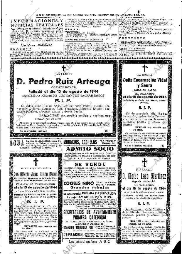ABC MADRID 16-08-1944 página 17